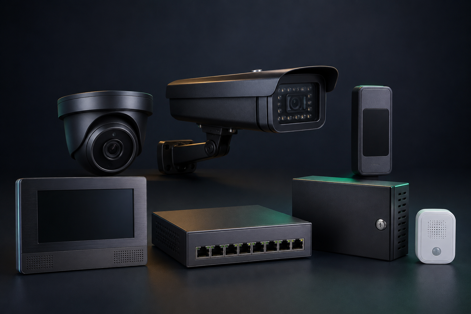 CCTV, LPR, access control, intercom, PoE and IoT product range
